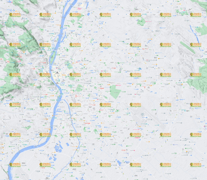 匈牙利 布达佩斯 Google 谷歌 高清地形图