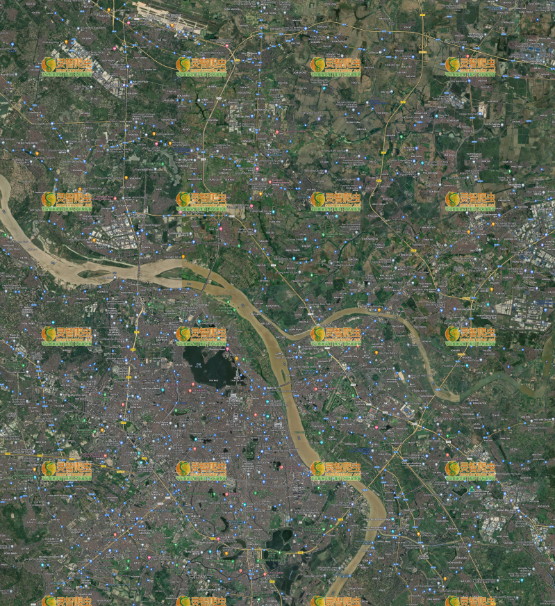 越南老街省卫星地图图片