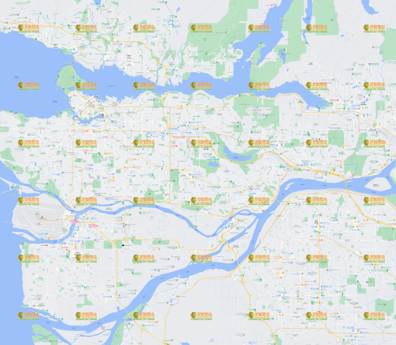 加拿大 温哥华 Google 谷歌 高清地图