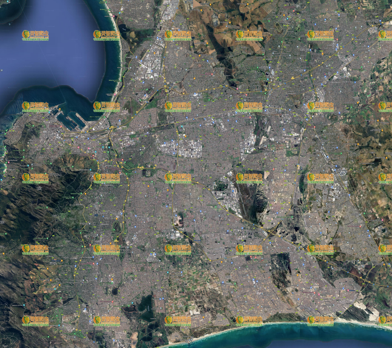 南非 开普敦 Google 谷歌 高清卫星图