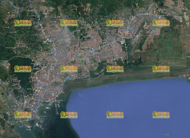 巴拿马 巴拿马城 Google 谷歌 高清卫星图