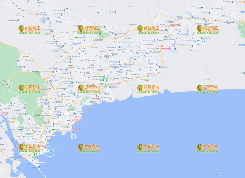 巴拿马 巴拿马城 Google 谷歌 高清地图