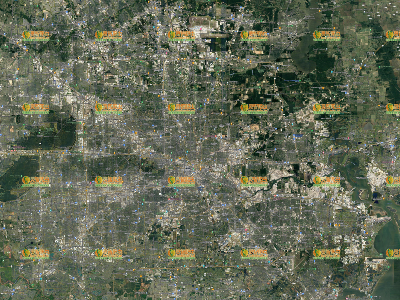 美国 休士顿 Google 谷歌 高清卫星图