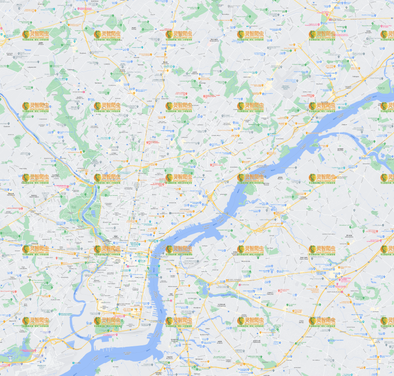 美国 费城 Google 谷歌 高清地图