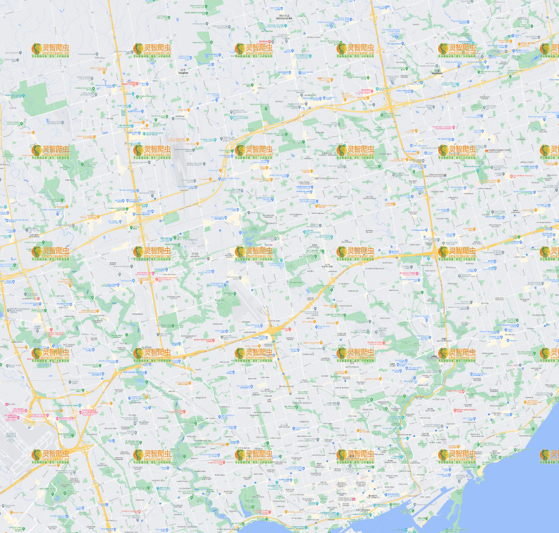加拿大 多伦多 Google 谷歌 高清地图