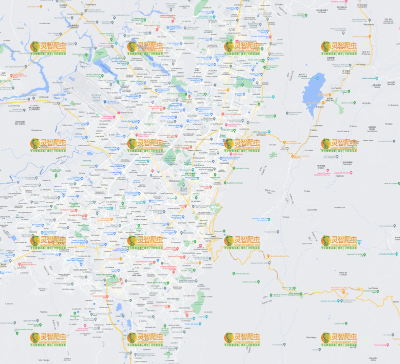 哥伦比亚 波哥大 Google 谷歌 高清地图