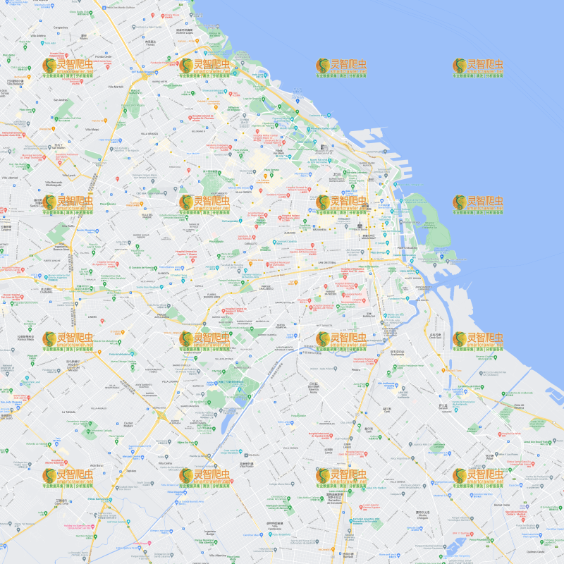 阿根廷 布宜诺斯艾利斯 Google 谷歌 高清地图