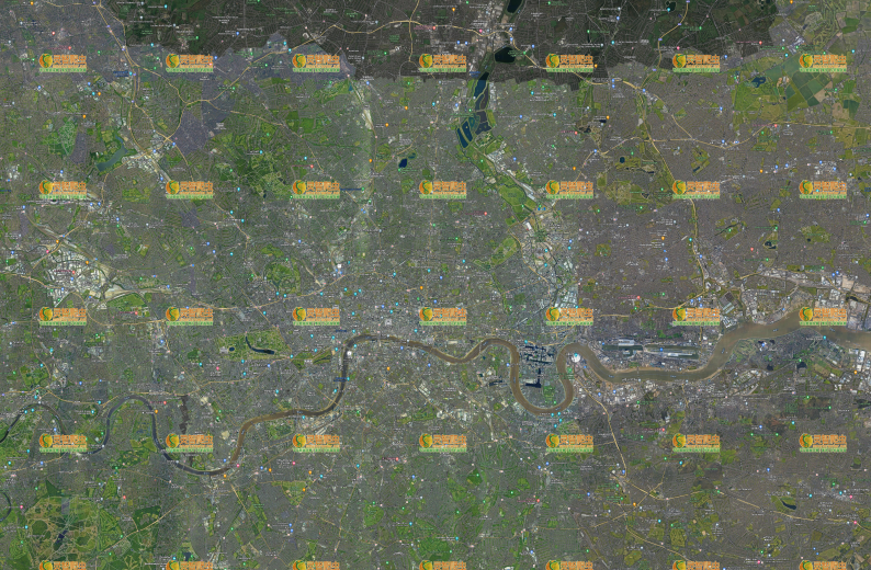 英国 伦敦 Google 谷歌 高清卫星图