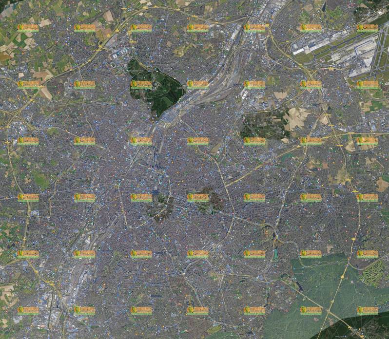 比利时 布鲁塞尔 Google 谷歌 高清卫星图