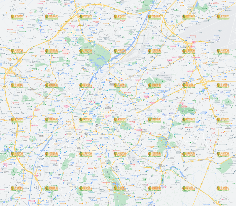比利时 布鲁塞尔 Google 谷歌 高清地图