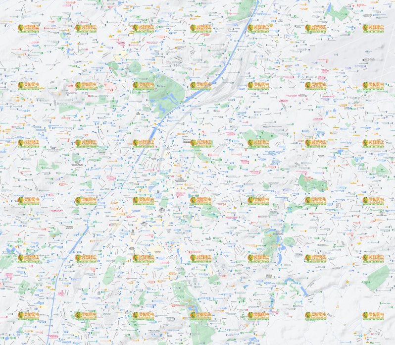 比利时 布鲁塞尔 Google 谷歌 高清地形图
