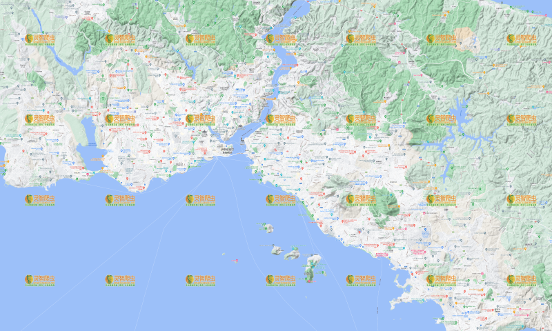 土耳其 伊斯坦布尔 Google 谷歌 高清地形图