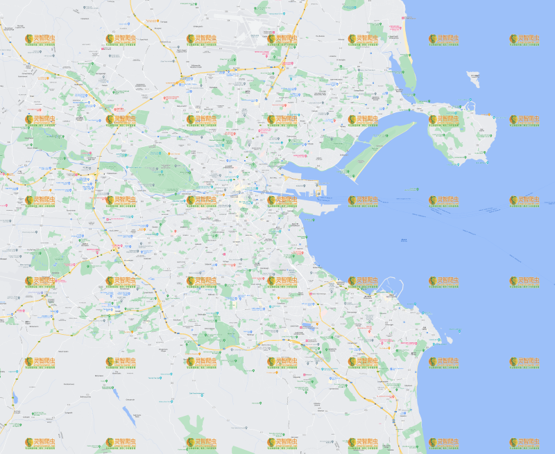 爱尔兰 都柏林 Google 谷歌 高清地图