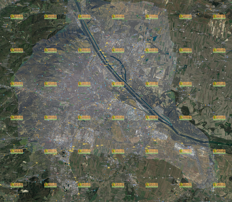 奥地利 维也纳 Google 谷歌 高清卫星图