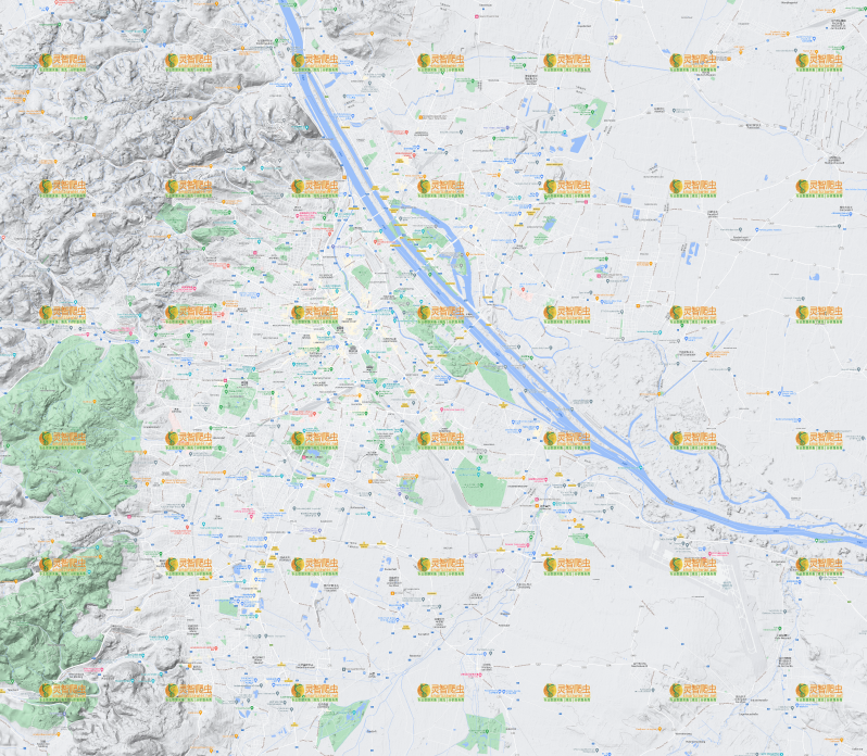 奥地利 维也纳 Google 谷歌 高清地形图