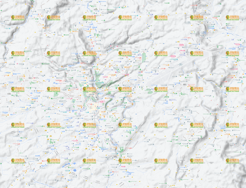 卢森堡 卢森堡 Google 谷歌 高清地形图